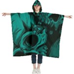 Skulls Women s Hooded Rain Ponchos