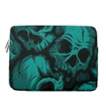 Skulls 14  Vertical Laptop Sleeve Case With Pocket