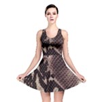 Snake Skin, Reptile Skin, Snake Skin Textures, Brown Snake Reversible Skater Dress