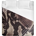 Snake Skin, Reptile Skin, Snake Skin Textures, Brown Snake Duvet Cover (King Size)