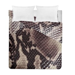 Snake Skin, Reptile Skin, Snake Skin Textures, Brown Snake Duvet Cover Double Side (Full/ Double Size) from ArtsNow.com