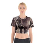 Snake Skin, Reptile Skin, Snake Skin Textures, Brown Snake Cotton Crop Top