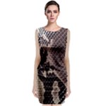 Snake Skin, Reptile Skin, Snake Skin Textures, Brown Snake Classic Sleeveless Midi Dress