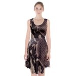 Snake Skin, Reptile Skin, Snake Skin Textures, Brown Snake Racerback Midi Dress