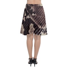 Chiffon Wrap Front Skirt 