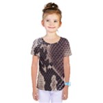 Snake Skin, Reptile Skin, Snake Skin Textures, Brown Snake Kids  One Piece T-Shirt