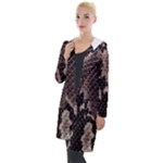 Snake Skin, Reptile Skin, Snake Skin Textures, Brown Snake Hooded Pocket Cardigan