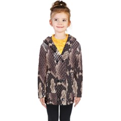 Kids  Double Breasted Button Coat 