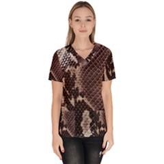 Women s V-Neck Scrub Top 