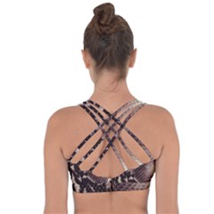 Cross String Back Sports Bra 