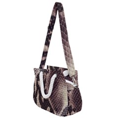 Rope Handles Shoulder Strap Bag 