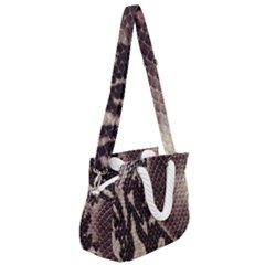 Rope Handles Shoulder Strap Bag 