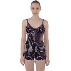 Tie Front Two Piece Tankini 