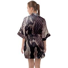 Half Sleeve Satin Kimono  