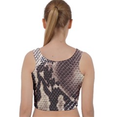 Velvet Racer Back Crop Top 