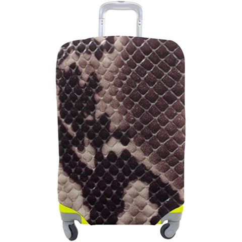 Snake Skin, Reptile Skin, Snake Skin Textures, Brown Snake Luggage Cover (Large) from ArtsNow.com