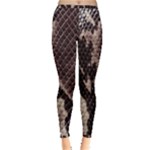 Snake Skin, Reptile Skin, Snake Skin Textures, Brown Snake Inside Out Leggings