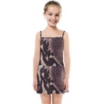 Snake Skin, Reptile Skin, Snake Skin Textures, Brown Snake Kids  Summer Sun Dress