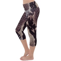 Lightweight Velour Capri Yoga Leggings 