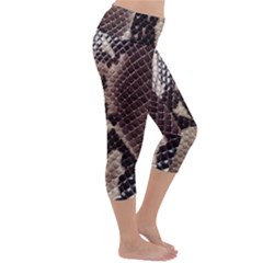 Lightweight Velour Capri Yoga Leggings 