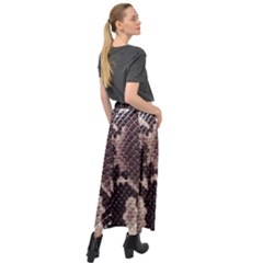 Velour Split Maxi Skirt 