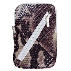 Snake Skin, Reptile Skin, Snake Skin Textures, Brown Snake Belt Pouch Bag (Small) from ArtsNow.com