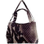 Snake Skin, Reptile Skin, Snake Skin Textures, Brown Snake Double Compartment Shoulder Bag