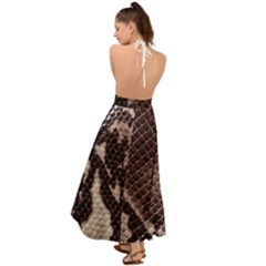 Backless Maxi Beach Dress 