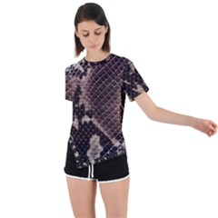 Asymmetrical Short Sleeve Sports T-Shirt 