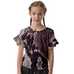 Kids  Cut Out Flutter Sleeves 