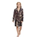 Kids  Long Sleeve Velvet Lounge Robe 