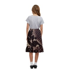 Kids  Ruffle Flared Wrap Midi Skirt 