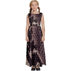 Kids  Satin Sleeveless Maxi Dress 