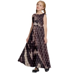 Kids  Satin Sleeveless Maxi Dress 