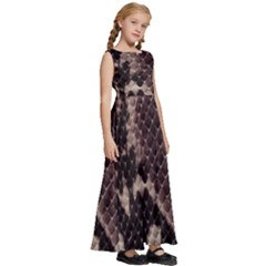 Kids  Satin Sleeveless Maxi Dress 