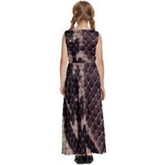 Kids  Satin Sleeveless Maxi Dress 