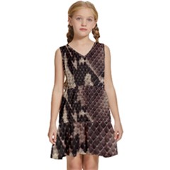 Kids  Sleeveless Tiered Mini Dress 