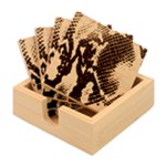 Snake Skin, Reptile Skin, Snake Skin Textures, Brown Snake Bamboo Coaster Set