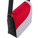 Flap Closure Messenger Bag (L) 