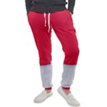 White Red Ripples Men s Jogger Sweatpants