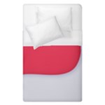 White Red Ripples Duvet Cover (Single Size)