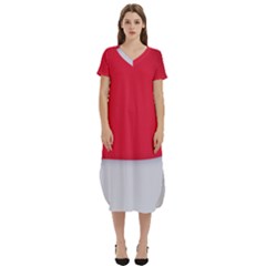 T-Shirt Midi Dress With Pockets 