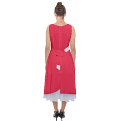 Midi Tie-Back Chiffon Dress 