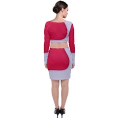 Long Sleeve Crop Top & Bodycon Skirt Set 