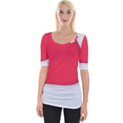 Wide Neckline T-Shirt 