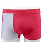 White Red Ripples Men s Boxer Briefs