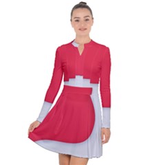 Long Sleeve Panel Dress 