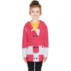 Kids  Double Breasted Button Coat 