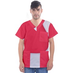 Men s V-Neck Scrub Top 