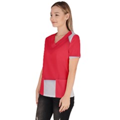 Women s V-Neck Scrub Top 